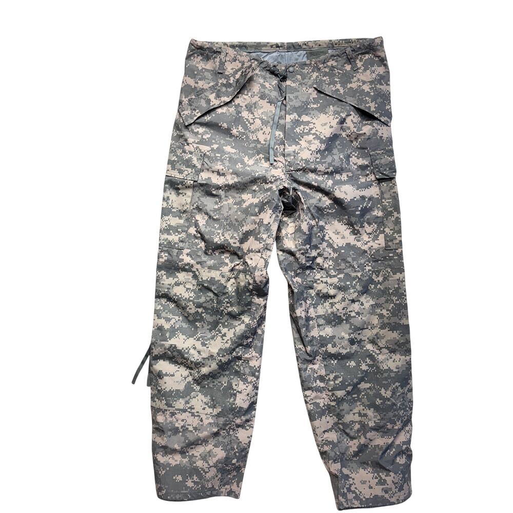 US Army Nylon Pants 32-36 Barrier Trousers ECWCS Gen II Camo Federal Prison